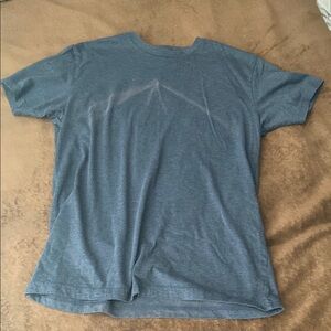 Blue Short Sleeve Crew Neck Tee